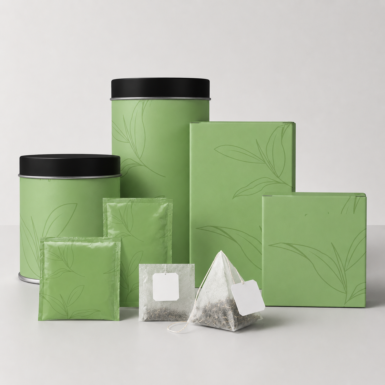 Formatos de packaging para té